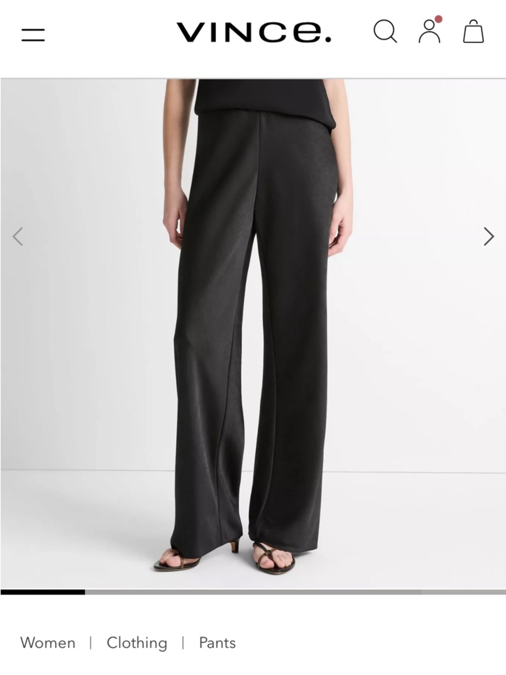 Vince satin pants